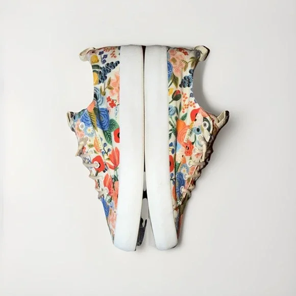 Keds x Rifle Paper Kickback Citrus Garden Party Sneakers Lace Up Size 7 - Picture 5 of 8